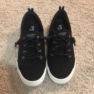 Sperry Black Top Slider Crest Vibe Sneaker